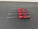 #BO665 Snap-on SGDX40BR 4PC Red Soft Grip Mini Tip Combination Screwdriver Set. Fixed Price $69.95.