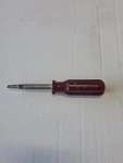 Wright Tools 9180 4-IN-1 Screwdriver 3-1/2" Blade Length 3/16", 5/16", #1, #2. Fixed Price $12.99.
