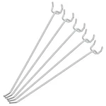 Neiko 53104A Pegboard Organizer Kit, 50 8" Hooks, Silver. Fixed Price $29.03.