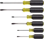 Klein Tools 85074 6-PIECE Screwdriver Set, Made Usa, One Size, Black. Fixed Price $78.29.