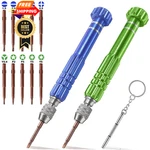 Vsinsoul 13 Glasses Screwdriver, Eyeglass Repair Kit With 10 Blue+green. Fixed Price $15.99.