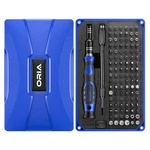 Oria Precision Screwdriver Set, 106 In Kit With 1, Blue. Fixed Price $33.11.