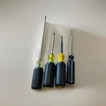 Vintage Klein Tools 5-PIECE Set,cushion Grip Screwdriver Usa. Fixed Price $48.00.