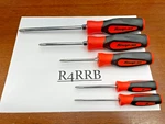 Snap-on Tools New 5PC Orange Soft Grip All Phillips Tip Screwdriver Set SGDP50BO. Fixed Price $109.95.