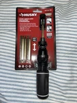Husky Ratcheting Screwdriver 12 Quick Load Double Ended Black-k. Fixed Price $19.50.