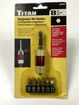 Titan 16008 Magnetic Holder With Bits Piece 1/4" Hex. Fixed Price $8.99.