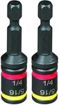 Malco Mshc 1/4 & 5/16 Reversible Hex Chuck Driver, 2 Pack Assorted Styles. Fixed Price $14.20.