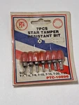 Prosperity Tool 7 Pcs Star Taper Resistant Bit Set. Fixed Price $14.99.