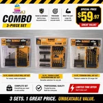 Dewalt Maxfit Ultra Steel Screwdriving/drill Bit Set Combo. Fixed Price $59.97.