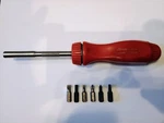 Snap-on Ratcheting Screwdriver + Bits *rare* Racing Edition. Fixed Price $59.50.