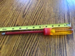 Xcelite X103 #3 Phillips Head Screwdriver, Blade Length 6", Overall. Fixed Price $13.90.