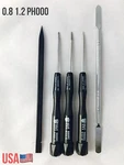 Screwdrivers 0.8 1.2 PH000 Kit Set Pry Tool P2 PL1 P5 For Macbook Iphone Repair. Fixed Price $16.99.