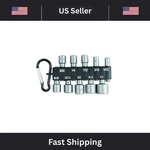 1/4" Hex Sae Nut Driver Setter 10 Piece 5/32 1/2 Inch Storage Case. Fixed Price $11.45.
