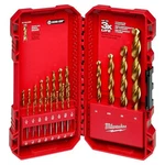 New Milwaukee 20PC Titanium-coated Drill Bit Set P/n 48-89-1105. Fixed Price $47.99.