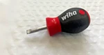 Wiha 5.5MM X 25MM Softfinish Slotted Stubby Screwdriver 26965. Fixed Price $10.99.
