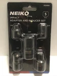 Neiko Impact Socket Adapter Reducer 5 Piece Set 30249A Chrome Vanadium Steel New. Fixed Price $11.95.