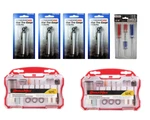 Tool 4 Mini Tire Gauges, Sets Of Duramax 52 Pc. Rotary Set, Screwdrivers. Fixed Price $25.99.