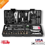 Pittsburgh 130 Piece Tool Set With Blow Mold Storage Case Screwdrivers Wrenches. Fixed Price $68.99.
