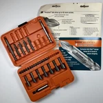 Black & Decker Vtg 29 Pc Scorpion Anti-slip Magnetic Screwdriver Bits + Case Nos. Fixed Price $12.99.