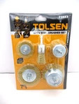 Tolsen Industrial 5 Piece Wire Brush Set. Fixed Price $8.99.