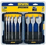 Irwin 341008 8-PCS 6" 1/4" Blue-groove Hex Shank Speedbor Spade Bit Set. Fixed Price $40.62.