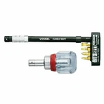 Vessel Ratchet Stubby Screwdriver With Flexible Shaft TD-6700FX-4. Fixed Price $26.99.