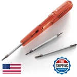 Pb Swiss Tools 169 Type Pocket Screwdriver 3 Double Blades Slotted. Fixed Price $42.37.