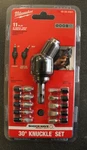 Milwaukee Elec Tool 48-32-2301 11PK Knuckle Bit Holder Set. Fixed Price $22.99.
