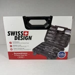 Swiss Design Screwdrivers And Bit Set 55 Pieces With Carry Case. Fixed Price $9.98.