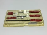 Nos Cornwell Tools Usa 5PC Elite Pro Pozidriv Red Screwdriver Set ZZ-SDP5PZST. Fixed Price $199.99.