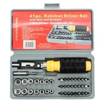 Tool Essentials 41 Piece Screwdriver Bit And Socket Set With Ratcheting. Fixed Price $18.20.