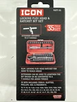 Icon Locking Flex Head Ratchet And Bit Set 35 Piece - Rare Item Keep Stock. Fixed Price $49.00.