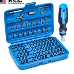 Neiko 10082A Security Set And Ratcheting Screwdriver Bit, Blue. Fixed Price $29.19.