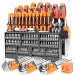 Amartisan 175-PIECE Magnetic Slotted/phillips/hex/pozidriv/torx, Yellow. Fixed Price $71.23.