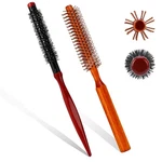 Mini Quiff Roller Brushes, 2 Pcs Portable Curling With Wooden Handle .... Fixed Price $16.75.