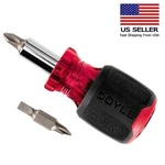 Doyle 6-IN-1 Stubby Multibit Screwdriver/nut Driver, Comfort, Compact Design. Fixed Price $14.97.