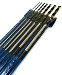 7PC Ptc 12" Industrial Wood Boring Brad Point Drill Set 1/8" - 1/2". Fixed Price $16.99.