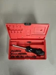 Snap On Black Ratcheting Screw Driver With Case. Fixed Price $130.00.