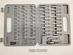 Blue-point Tools New 52PC Power Bit Set Essential Storage Case YA52PBSQC. Fixed Price $133.99.