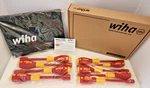 Wiha 9PCS 1000V Insulated Nut Driver Set With Storage Puch Sae 5/8"-3/16". Fixed Price $125.00.