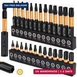 Mulwark Torx Security Bit Set, 27 Pieces (T5-TT40) Precision Tamper-proof Star. Fixed Price $28.88.