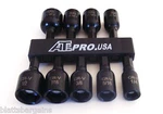 9PC Ate Pro Laser Etched Impact Magnetic Nut Setter Driver Socket Sae 10782. Fixed Price $16.99.