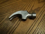Vintage Claw Hammer Head Tool Only 4-1/4" Long Unbranded Unique Design. Fixed Price $10.49.