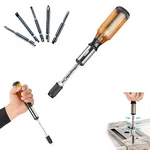 Push Pull Ratchet Screwdriver Adjustment Spiral 5 Replaceable Heads Tool. Fixed Price $25.77.