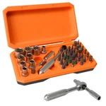 42PCS Precision Ratchet Screwdriver Set Repair Tool Kit Torque Wrench Sockets. Fixed Price $17.99.