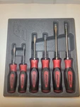 Snap-on Pc Combination Screwdriver Set (red) SGDX60BR. Fixed Price $135.00.