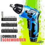 Dna Motoring Rechargeable 3.6V Cordless Electric Screwdriver Tool Kit Set Blue. Fixed Price $20.99.