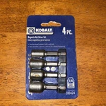 Kobalt Pc Magnetic Nut Driver Set (1/4", 5/16", 3/8", 7/16") 280424. Fixed Price $11.00.