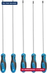 Rotation Extra Long Torx Screwdrivers (5PC Set), S2 Steel, Blade Length 12-I. Fixed Price $43.73.