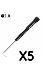 X5 Flat Head 2.0 Screwdriver Cell Phone Repair Magnetic Set Kit Tools Small. Fixed Price $24.99.